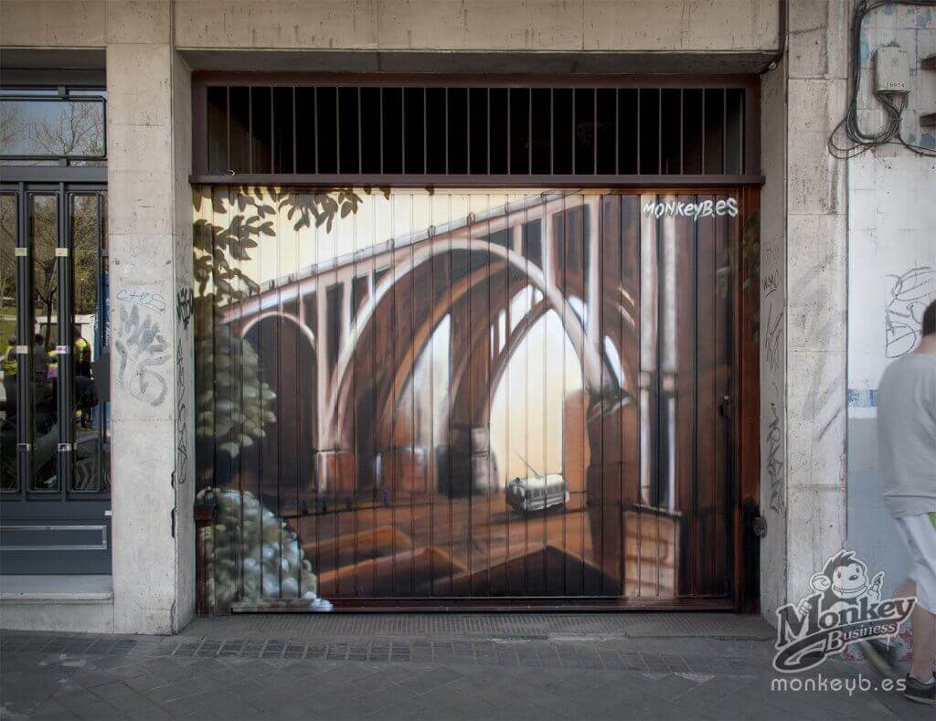 decorar o acesso à garagem