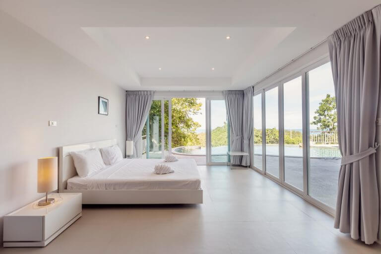 Cor branca nas paredes