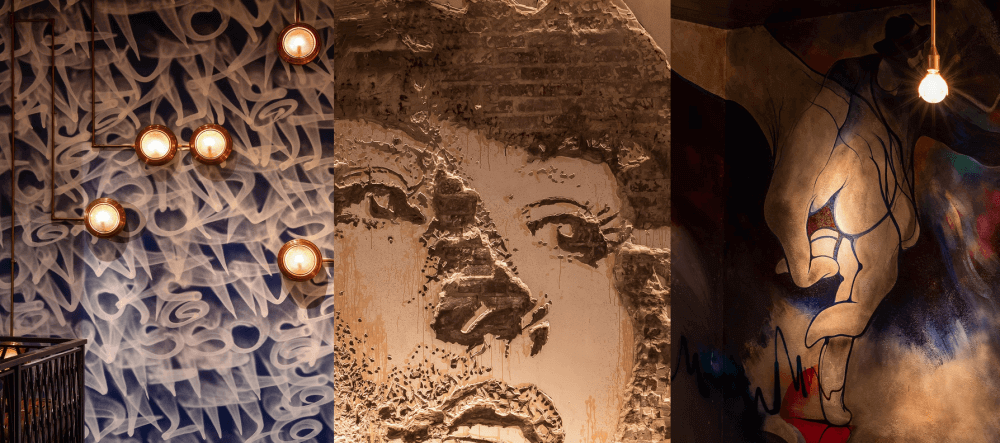 Murais e grafites no setor comercial