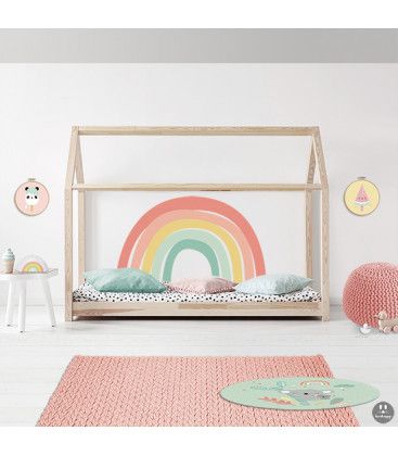 Decore usando as cores do arco-íris