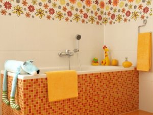 Principais recursos decorativos para um banheiro infantil