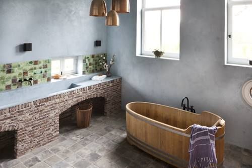 O banheiro ideal para uma casa rural