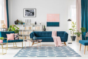 Como um decorador profissional combina as cores?