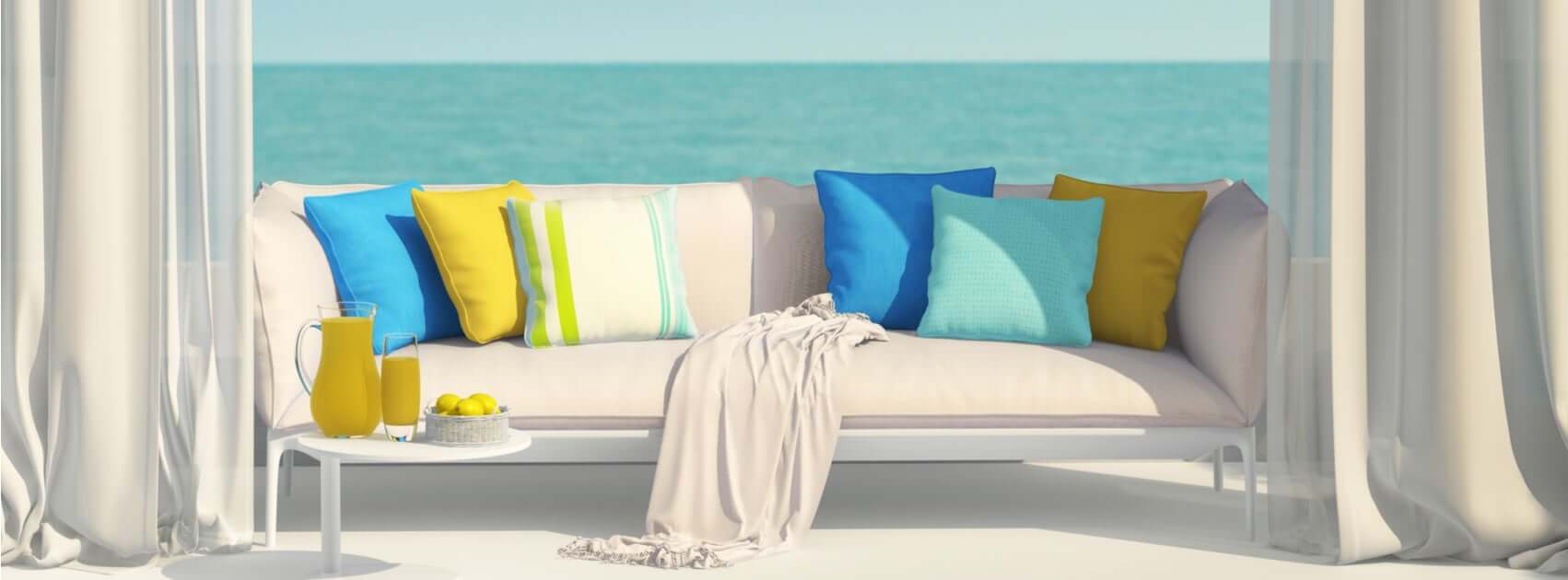 Cores frescas para dar um toque de verão à casa