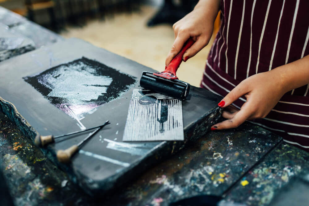 a técnica do estêncil