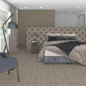 Cerâmica colorida para o piso