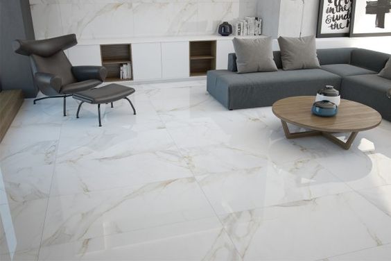 Cerâmica colorida para o piso